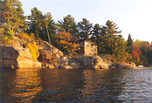 Gingers Cabin from a distance