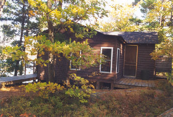 Rusty's Cabin: View from west